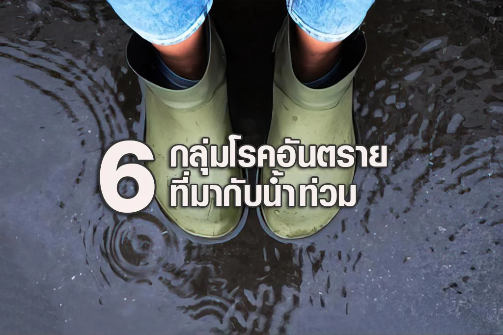 ระวัง! 6 กลุ่มโรคอันตรายที่มากับน้ำท่วมและวิธีป้องกัน