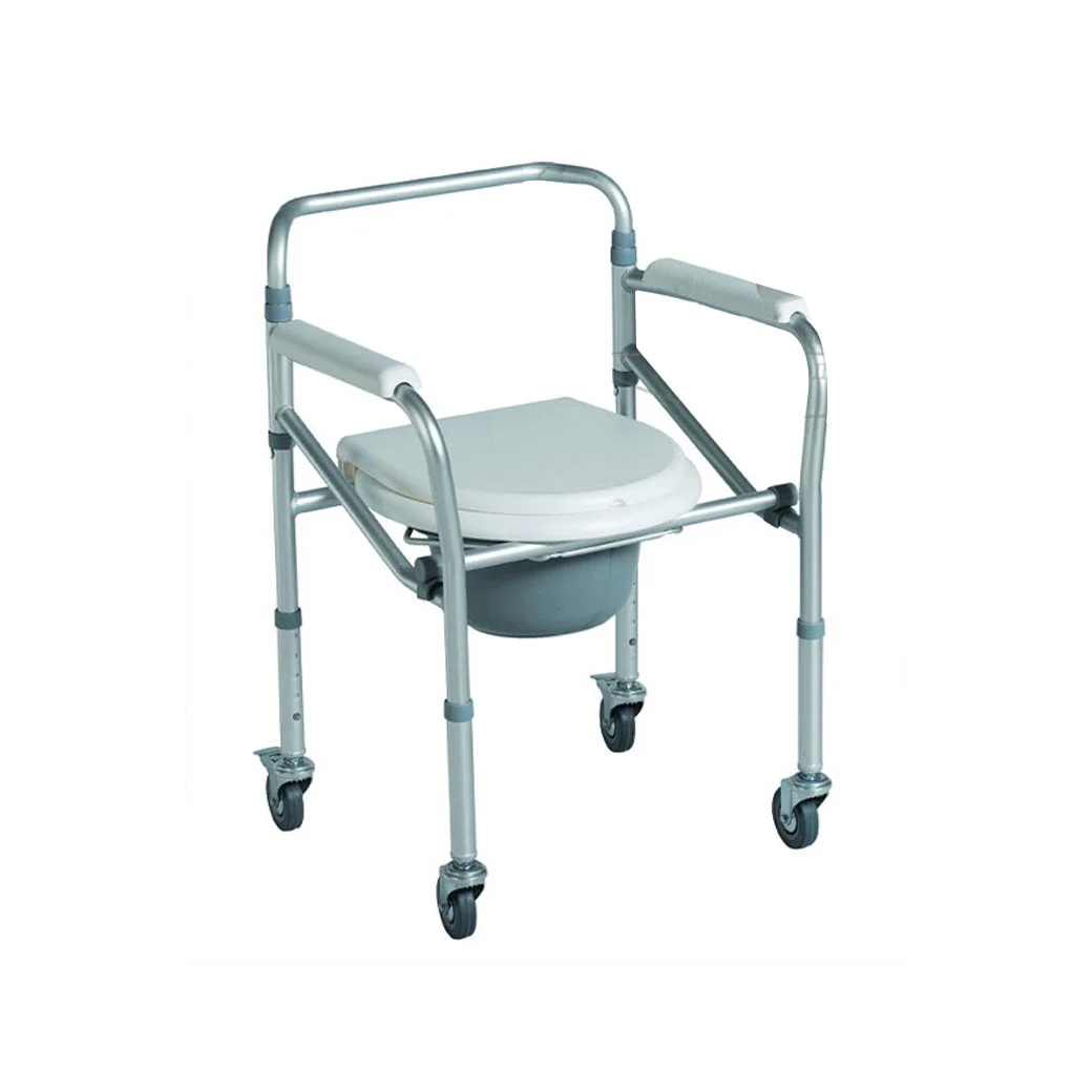 TRIPLE Y Commode Chair เก้าอี้นั่งถ่ายอลู มีล้อ(Y615L)