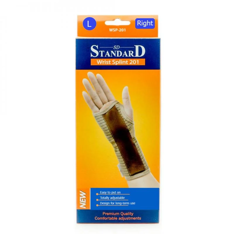 STANDARD Wrist, Splint, ข้างขวา ,สีเนื้อ,